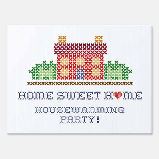Housewarming Party Sign (Back)