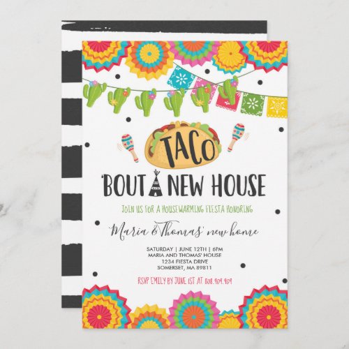 Housewarming Party Taco Bout A New Home Fiesta Invitation