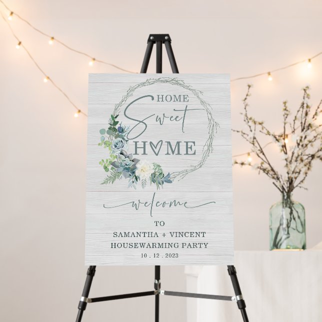 Housewarming Party Welcome Sign (In Situ (Stand))