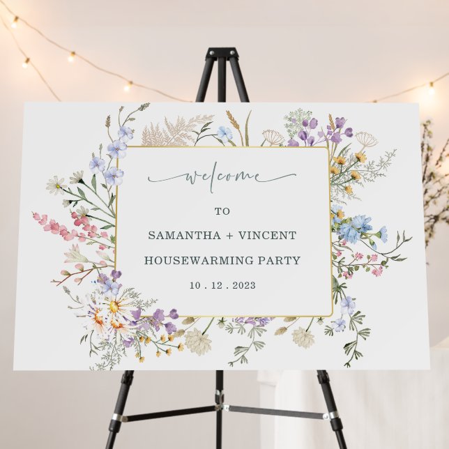 Housewarming Party Welcome Sign (In Situ (Stand))