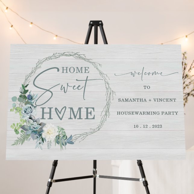 Housewarming Party Welcome Sign (In Situ (Stand))