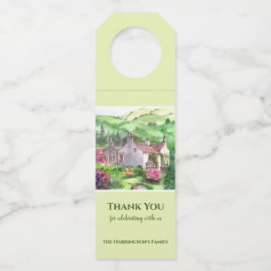 Housewarming Rydal Mount William Wordsworth House Bottle Hanger Tag