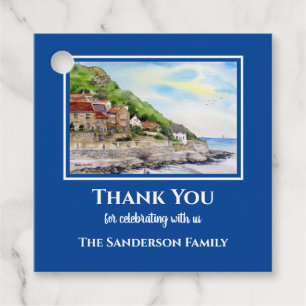 Housewarming Summer in Runswick Bay England Favor Tags