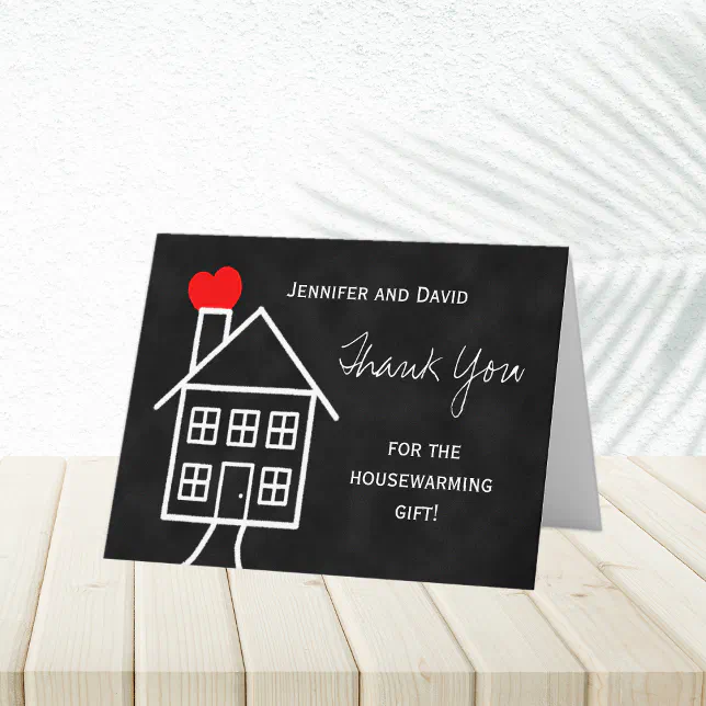 Housewarming Thank You Notes Cards Zazzle