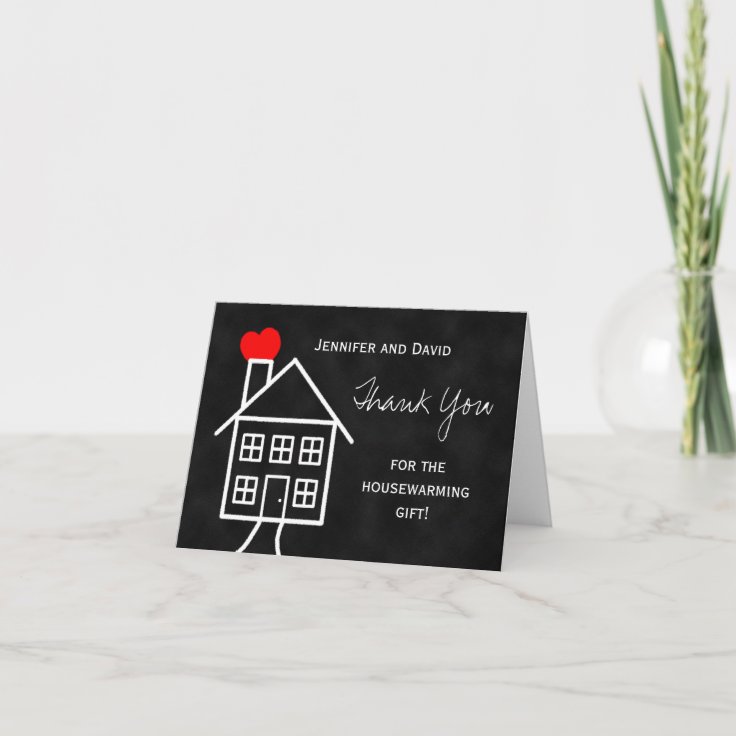 Housewarming Thank You Notes Cards Zazzle