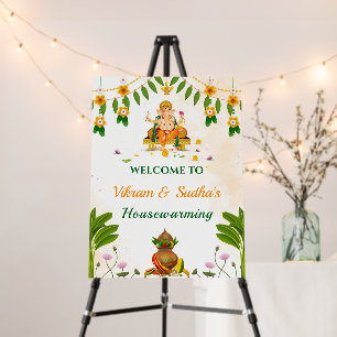 Housewarming Welcome board, Grah Pravesh Sign, Foam Board