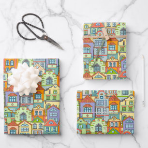Housewarming Wrapping Paper, New Home Gift Paper Sheets