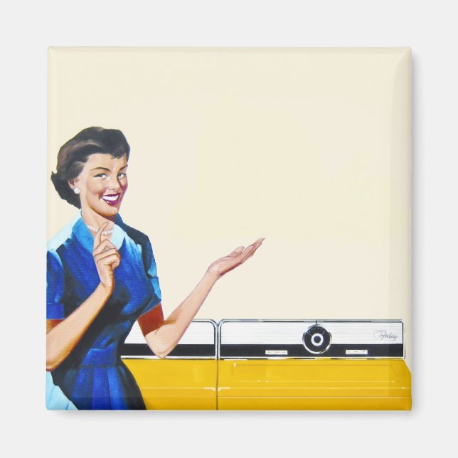 Housewife and New Washer Magnet (Front)