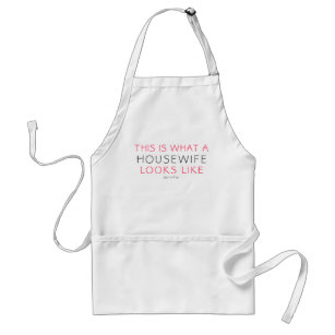 Housewife Humor Funny Novelty Personalized Adult Apron