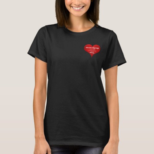 Housewife Pride Typography Heart Love Quote T_Shirt