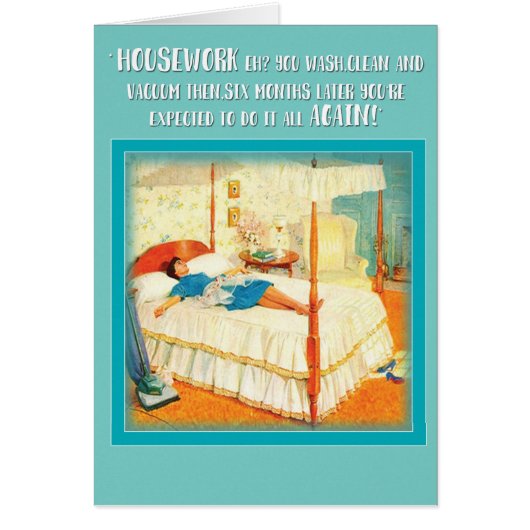 'Housework,eh?' Cards (Front)