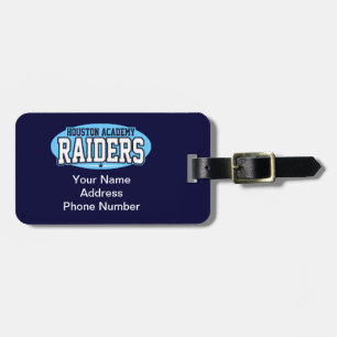 Houston Academy; Raiders Luggage Tag