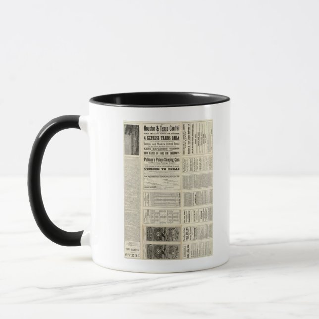 Houston and Texas Central Railway through Texas Mug (Left)