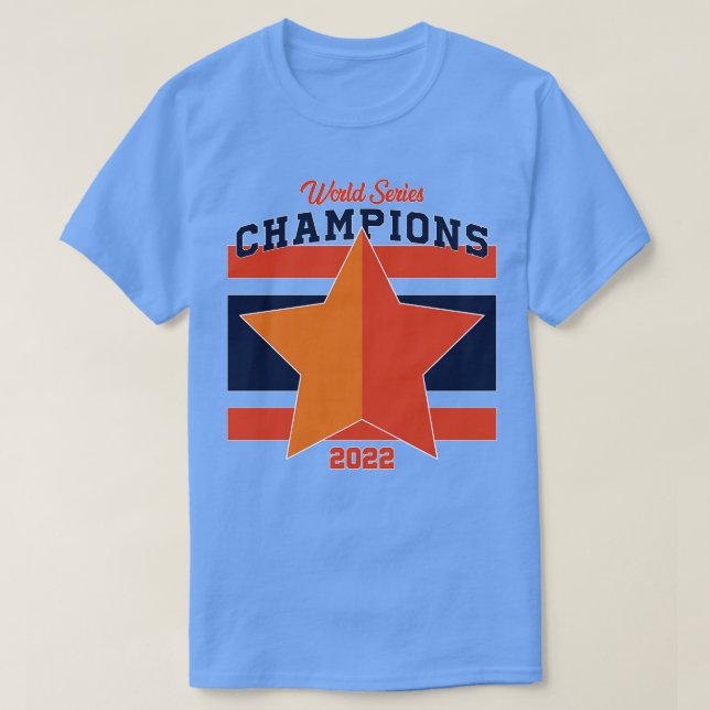 Houston Baseball 2022 World Champions T-Shirt (Design Front)