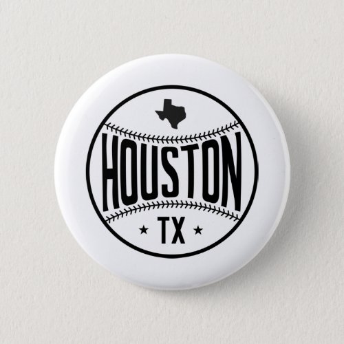 Houston Baseball Themed Button