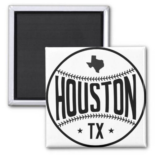 Houston Baseball Themed Magnet