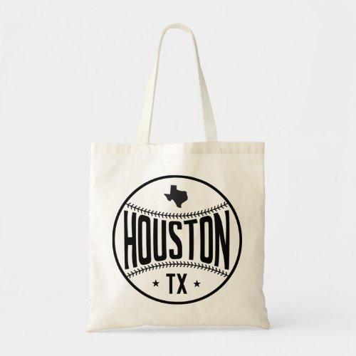 Houston Baseball Themed Tote Bag