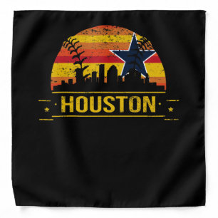 Houston Baseball Throwback Retro Astro Stripe 2019 Bandana