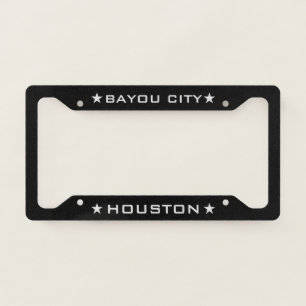 Houston Bayou City  License Plate Frame