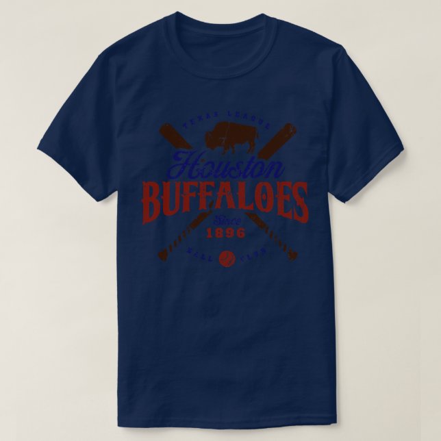 Houston Buffaloes T-Shirt (Design Front)