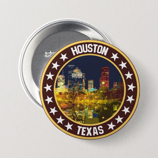 Houston                                            button (Front & Back)