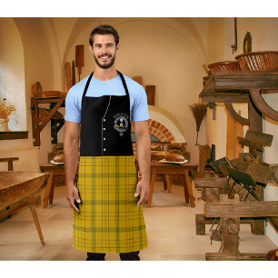Houston Clan Badge & Tartan Kilt Apron