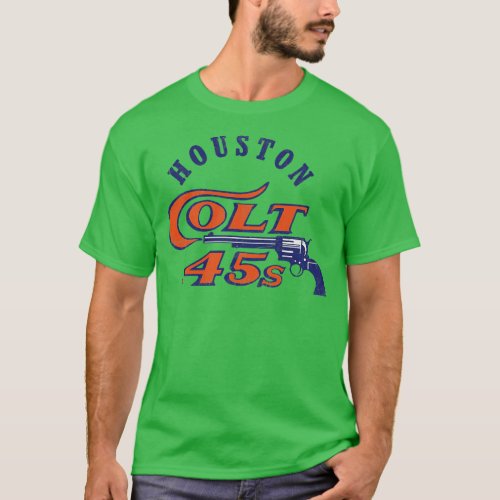 Houston Colt 45 Vintage Logo T_Shirt