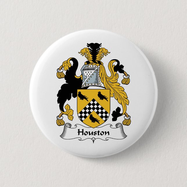 Houston Family Crest Button (Front)