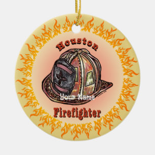 Houston Firefighter ornament