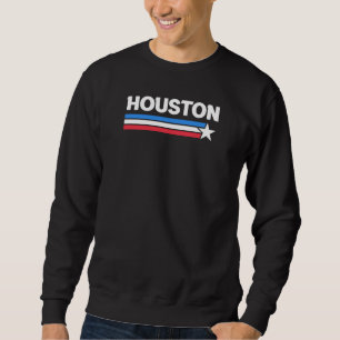 Houston Flag Design for proud Houstonian Sweatshirt
