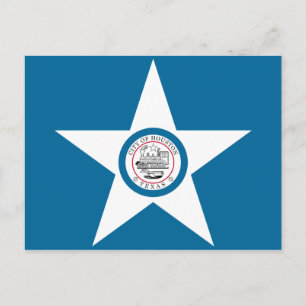 Houston Flag Postcard