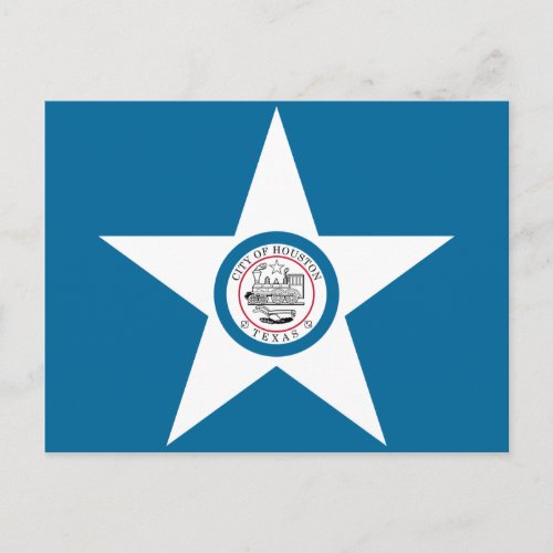 Houston Flag Postcard