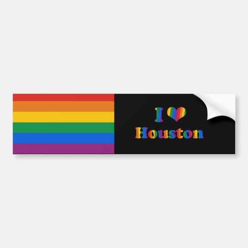 HOUSTON GAY PRIDE BUMPER STICKER