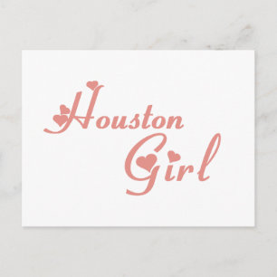 Houston Girl tee shirts Postcard