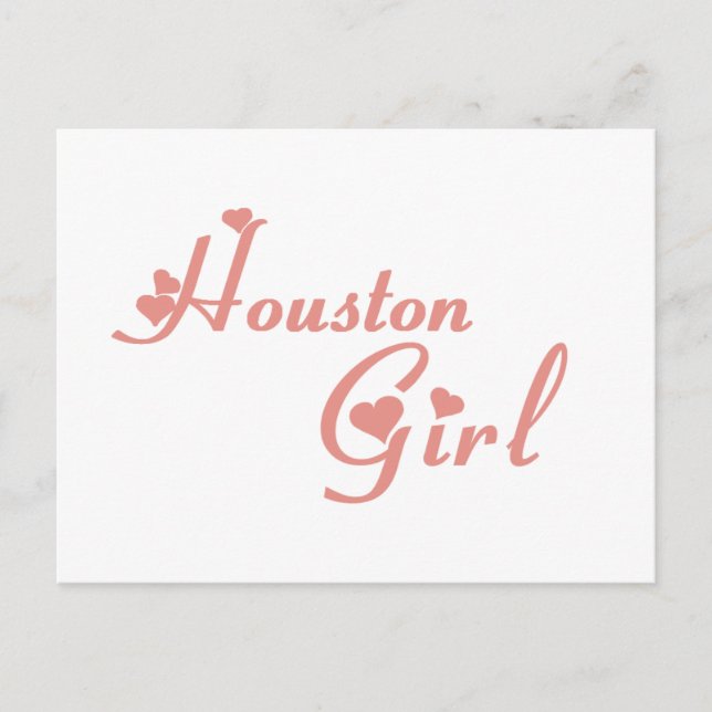 Houston Girl tee shirts Postcard (Front)