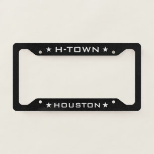 Houston H-Town License Plate Frame