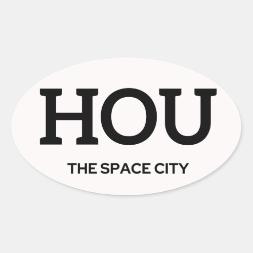 Houston IATA Sticker 1