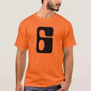 Number 6 & T-Shirt Designs Zazzle