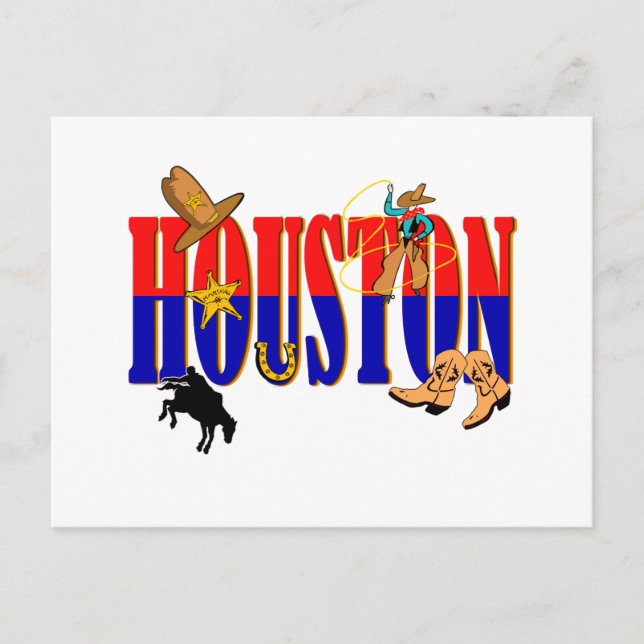Houston Pics Postcard (Front)