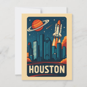 HOUSTON Postcard 