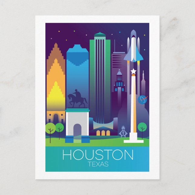 Houston Postcard (Front)