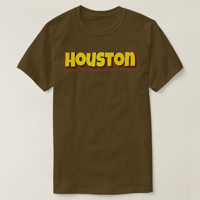Houston Raised Me 5 T-Shirt (Design Front)