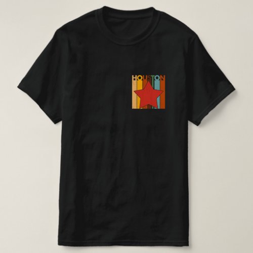 HOUSTON Retro Vintage T_Shirt