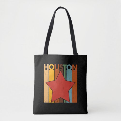 HOUSTON Retro Vintage Tote Bag