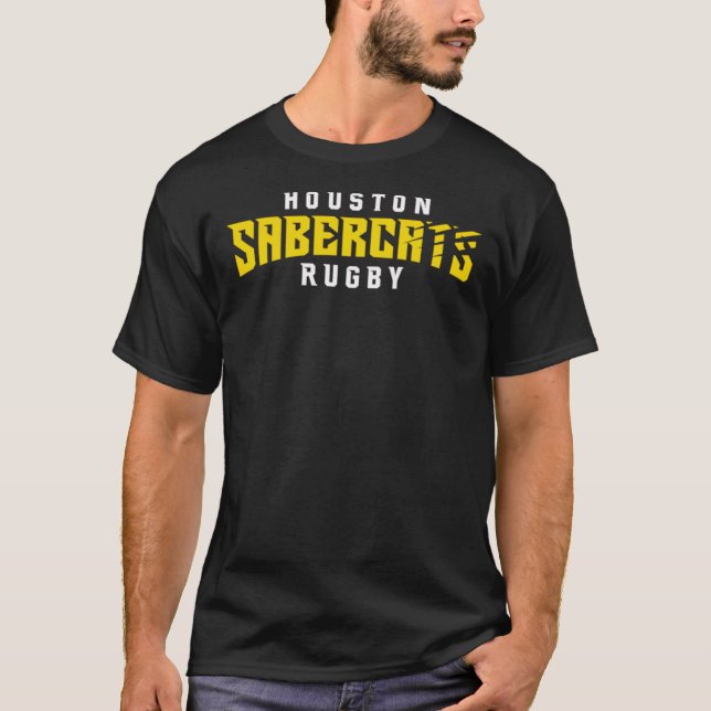 Houston Sabercats  Essential  T-Shirt (Front)