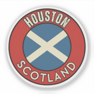 Houston, Scotland Sticker