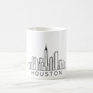 Houston Skyline Cityscape Coffee Mug
