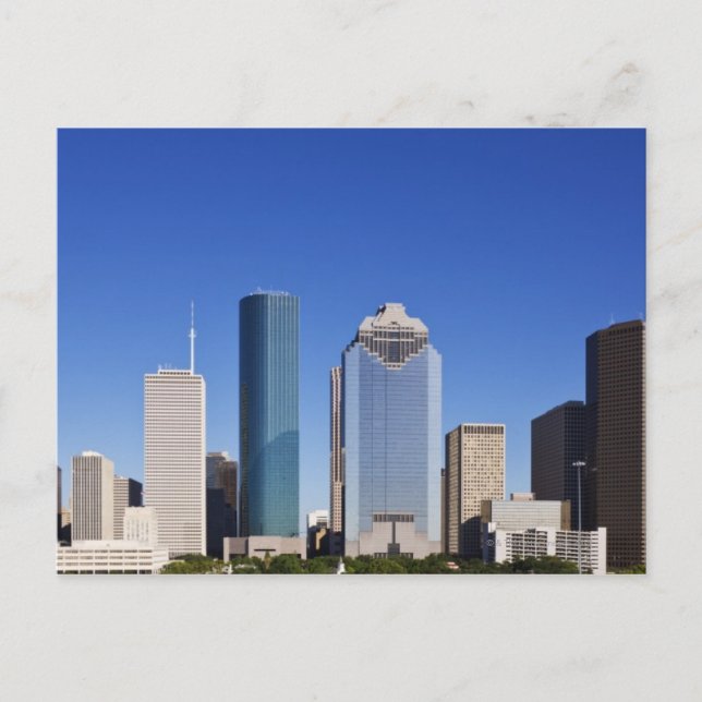 Houston Skyline Postcard (Front)