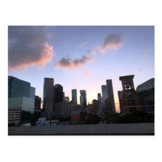 Houston Skyline: Twilight Postcard 