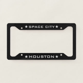 Houston Space City License Plate Frame